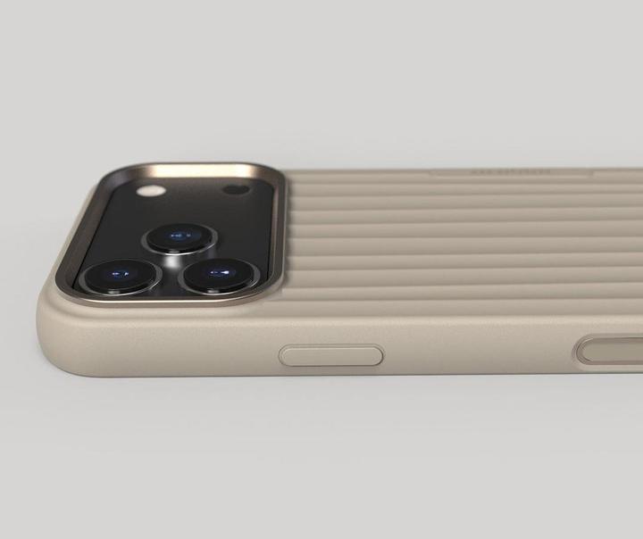 Actual product image Nudient Bold MagSafe Case Apple iPhone 17 Pro Max Linen Beige (Apple iPhone 17 Pro Max)