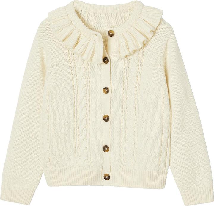 Actual product image Vertbaudet Mädchen Strickjacke mit Zierkragen (158)