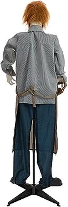 Produktbild Europalms Halloween Figur Zombie mit Kettensäge, animiert, 170cm