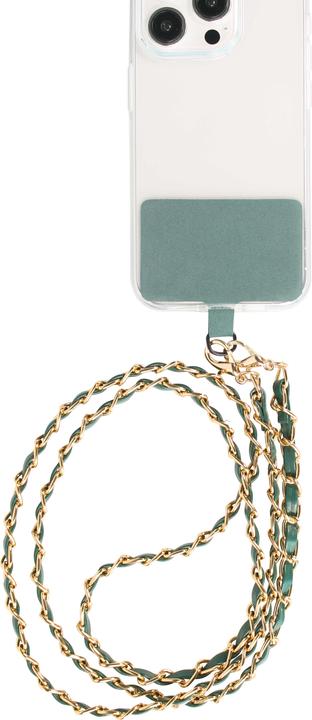 Actual product image PhoneLook Lanière/lacet élégante et sophistiquée universelle pour smartphone en similicuir et métal
