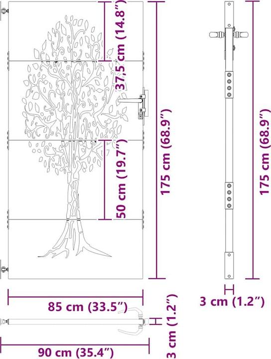 Immagine prodotto vidaXL Gartentor