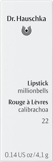Valeurs nutritives et ingrédients Dr. Hauschka Rouge à lèvres 22 millionbells 4.1 g (22 Millionbells)