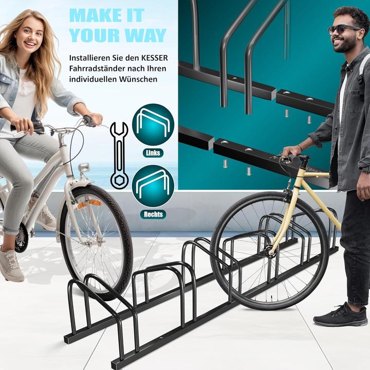 Immagine prodotto Kesser Fahrradständer für 6 Räder mit Parkschild