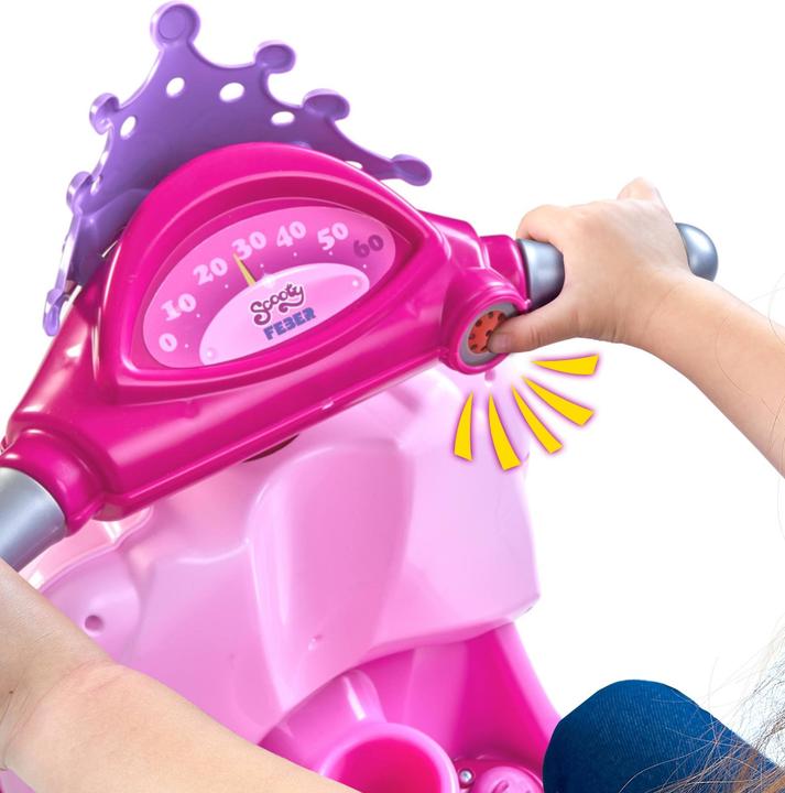 Produktbild Feber Foot to Floor Motorbike Scooty Little Princess Electric 6V 84 x 72 x 52 cm (6 V)