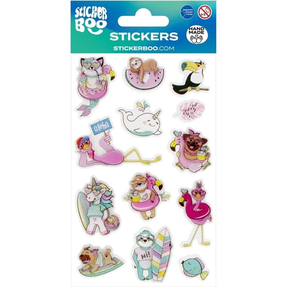 Sticker Boo Aufkleber BOO Aloha Aufkleber (48986023)