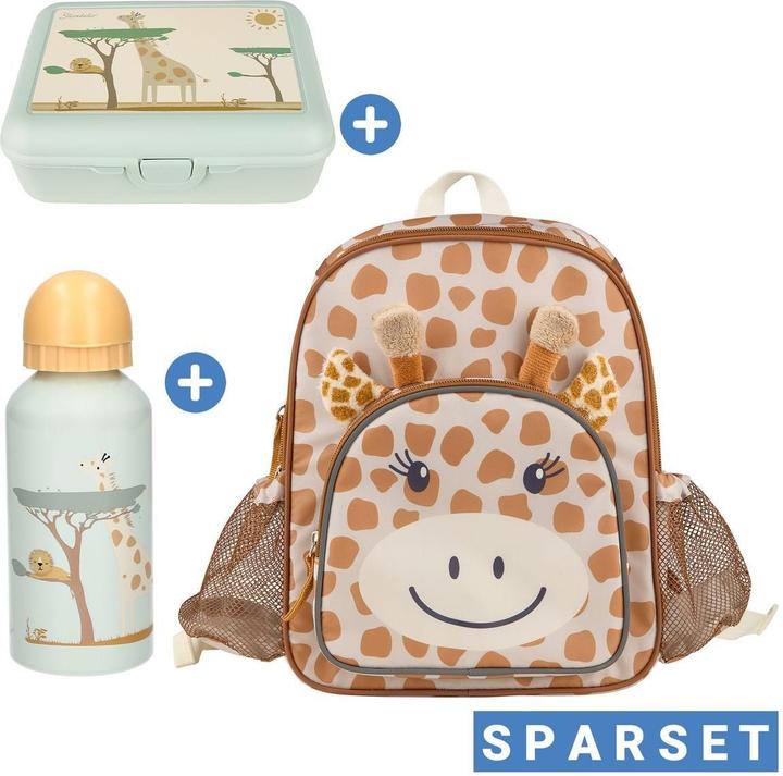 Produktbild Sterntaler Kinderkoffer & Kindertaschen 3er Set Rucksack, Brotdose & Trinkflasche