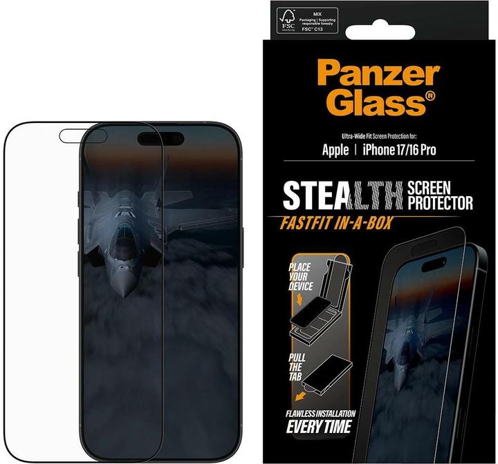 Image du produit PanzerGlass Stealth Screen Protector (1 pcs, Apple iPhone 17)