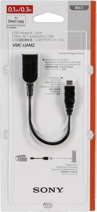 Produktbild Sony USB-Adapterkabel VMC-UAM2 (Multi-Terminal/USBA) (1.50 m, USB 2.0)