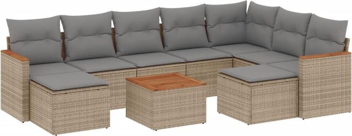 vidaXL Set da giardino con cuscini