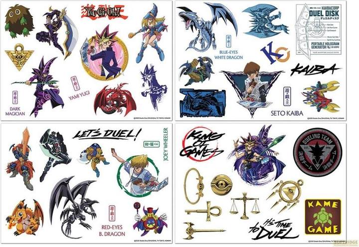 Immagine prodotto Fanattik Yu-Gi-Oh! Tech Sticker Pack (4 Adesivo)