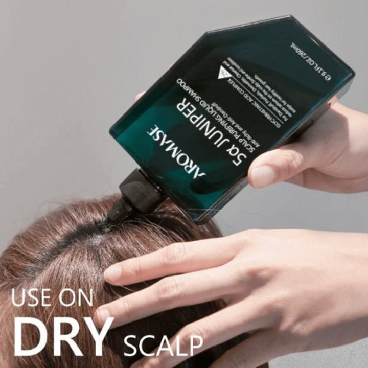 Actual product image Aromase - 5α Juniper Scalp Purifying Liquid Shampoo (Liquid shampoo, 80 ml)