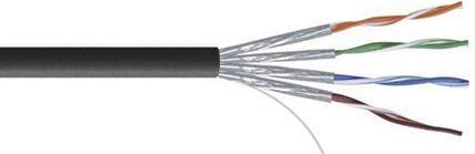 Produktbild RS PRO 4 pairs UFTP Cat7 black LSZH100M (U/FTP, CAT7, 100 m)