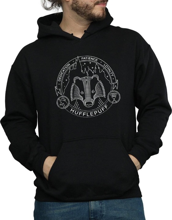 Image du produit - Sweat à capuche HUFFLEPUFF SEAL - Homme (L)