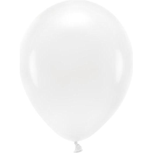 Thumbnail - Partydeco Eco Balloons 30cm pastel, white (1 pkt / 100 pc.)