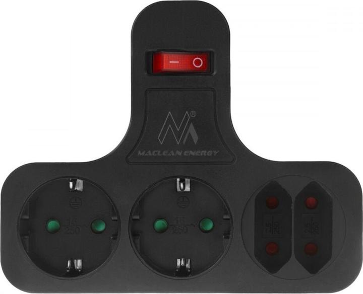 Actual product image Maclean Steckdosenleiste 4-fach MCE224G (4x)