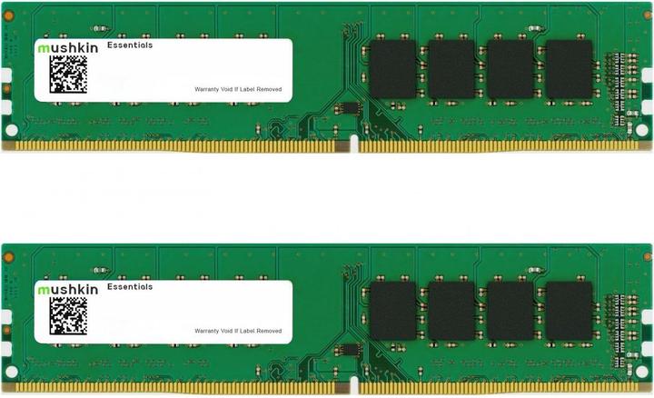 Mushkin DDR4 - 32 GB -3200 - CL - 22 - Dual Kit, RAM (MES4U320NF16GX2, Essentials) (2 x 16GB, 3200 MHz, DDR4-RAM, DIMM)