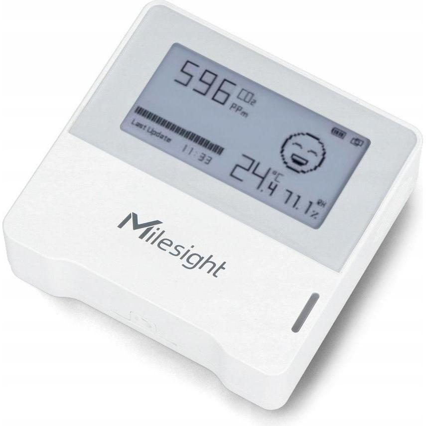 Milesight sensore di monitoraggio dell'ambiente interno iot lorawan am103, Smart Home Hub, Bianco