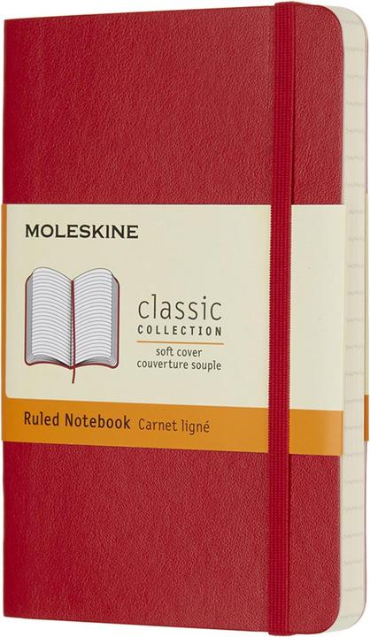 Produktbild Moleskine Classic Soft Pocket (A6, Liniert, Harter Einband)