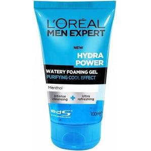 L'Oréal Paris, Gesichtsreinigung, L'Oreal Paris Men Expert Hydra Power Menthol Reinigungs- und Feuchtigkeitsgel für das ...