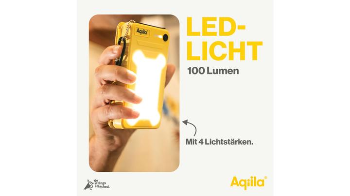 Produktbild Aqiila Powerbird BS10 - solar powerbank 10000 mAh (10000 mAh, 6 W, 37 Wh)