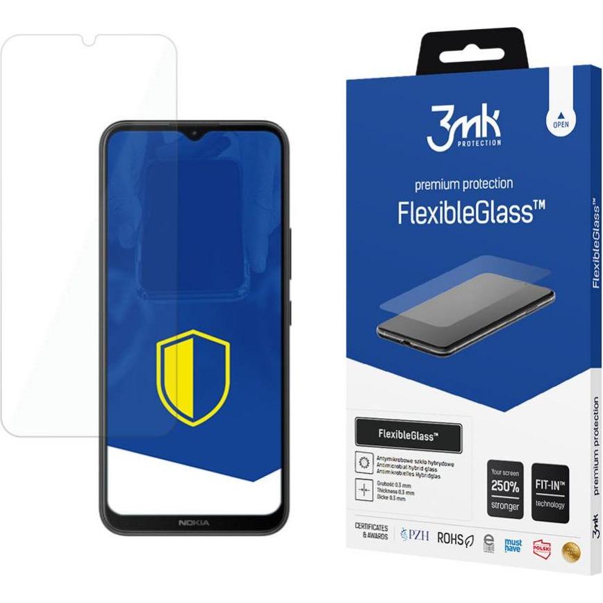 3MK FlexibleGlass Nokia C21 Plus hibridinis stiklas (1 Stück, Nokia C21 Plus), Smartphone Schutzfolie
