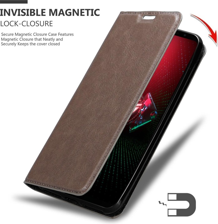 Produktbild Cadorabo Book Invis. Magnet Hülle (Asus ROG Phone 5)