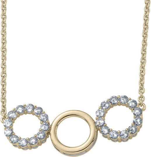 Produktbild Crystalp Enchanting gold-plated necklace with glittering crystals 32151.G