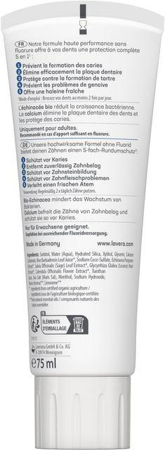 Image du produit Lavera Zahncreme Complete Care fluoridfrei 75 ml (75 ml)