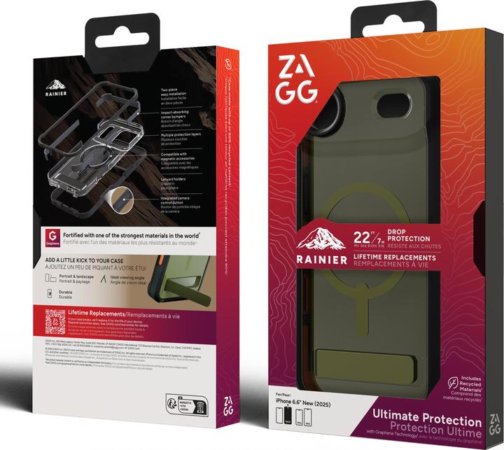 Produktbild Zagg Case für Apple iPhone Air Rainier Snap mit Kickstand sea kelp (Apple iPhone 17)