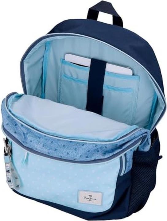 Actual product image Pepe Jeans Non-Denim Backpack with Double Compartment and Removable Trolley