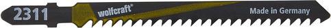 Produktbild wolfcraft 5 Stichsägeblätter HCS L=100mm T-Schaft