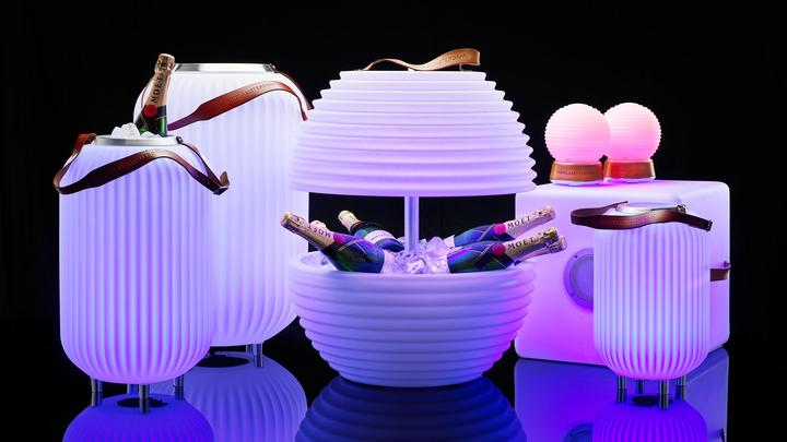 Image du produit Nikki.Amsterdam The.Bowl | Lampe haut-parleur Bluetooth® et Winecooler (Fonctionnement sur batterie)