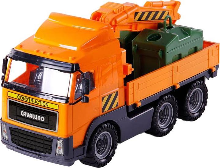Actual product image Polesie Cavallino container lorry, scale 1:16