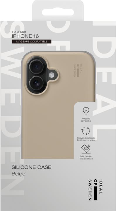 Produktbild iDeal Of Sweden Designer Magsafe Silicone-Cover Beige (Apple iPhone 16)