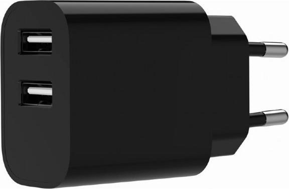 Gembird Chargeur secteur 2x ports USB-A (Noir) (12 W, 2 ports)
