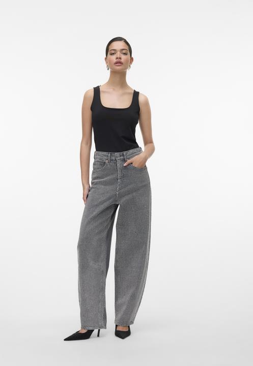 Actual product image Vero Moda VMBILLIE Hohe Taille Barrel Fit Jeans Mom Jeans (W30/L34)