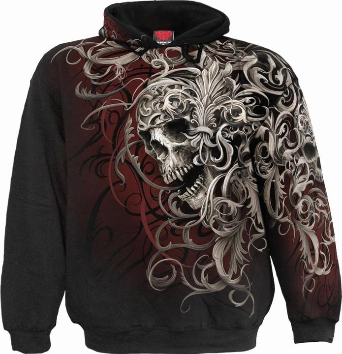 Produktbild Spiral Skull Shoulder Wrap Kapuzenpullover (S)