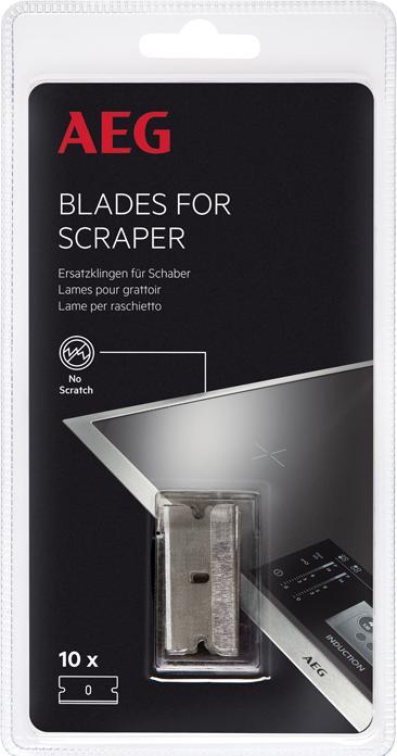 Productafbeelding AEG A6IMB102, Kookplaatschraper, Elk merk, Roestvrij staal, Keramisch, Inductie, 25 mm, 13 mm