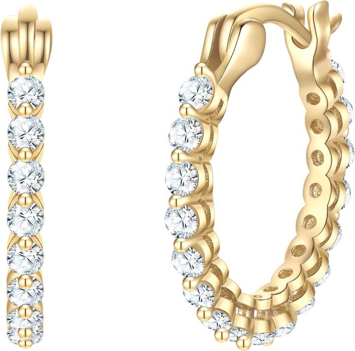 Immagine prodotto Glanzstücke München Orecchini a cerchio da donna - 36510 (Argento)