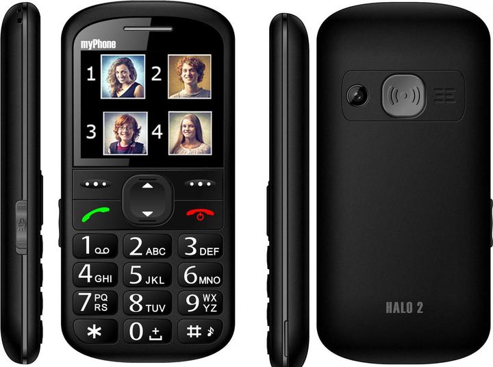 Produktbild Myphone HALO 2 black (ENG) (2.20", 0.30 Mpx, 2G)