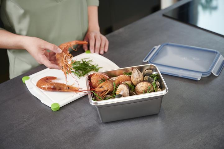 Productafbeelding Tefal MasterSeal Levensmiddelencontainer Rechthoekig 2,0 l - Roestvrij staal (2 l)