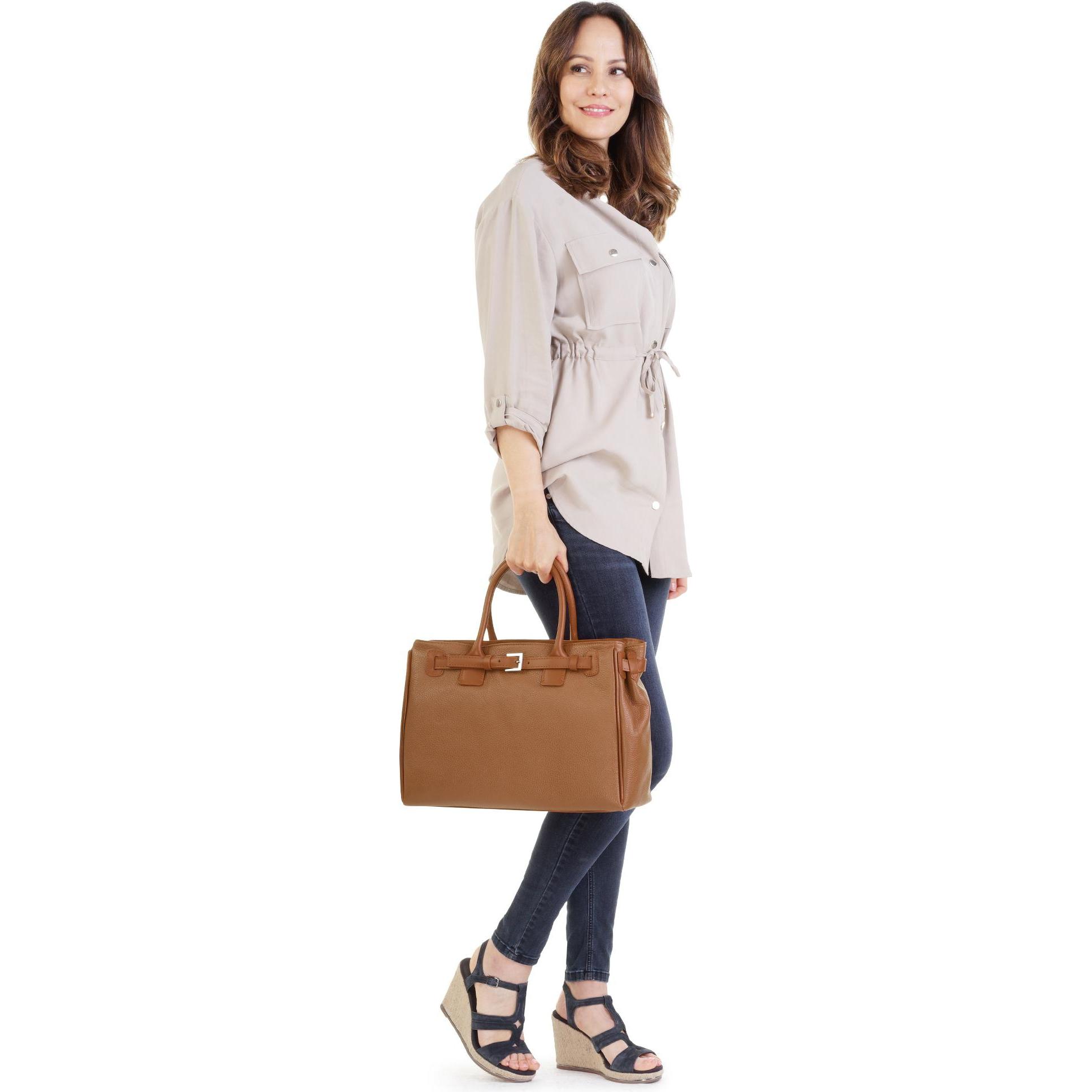 Thumbnail - Cluty, Handtasche, Handtasche, Braun