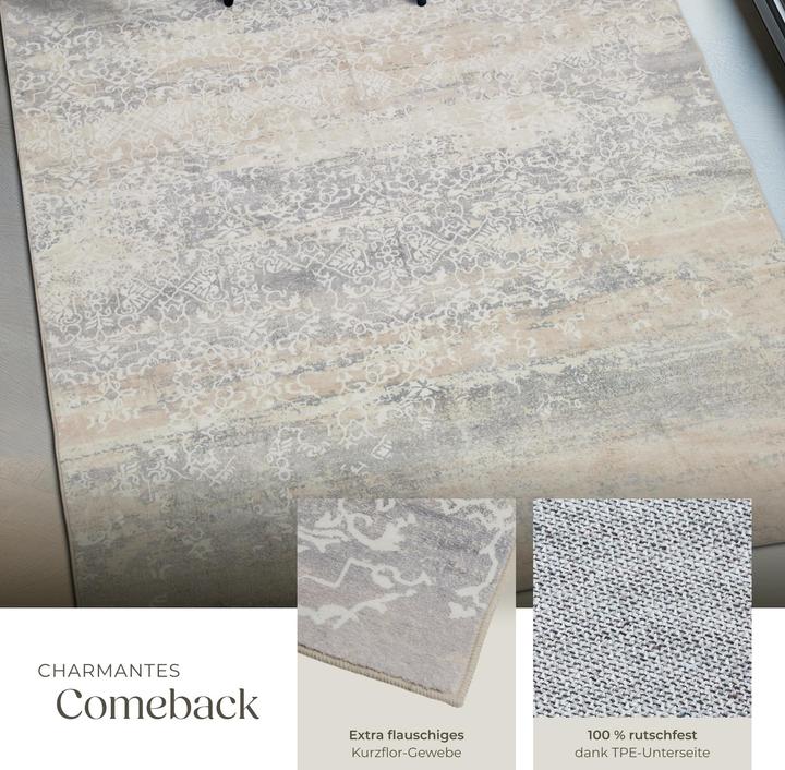 Actual product image tectake Vintage designer carpet Dalia (200 x 274 cm)