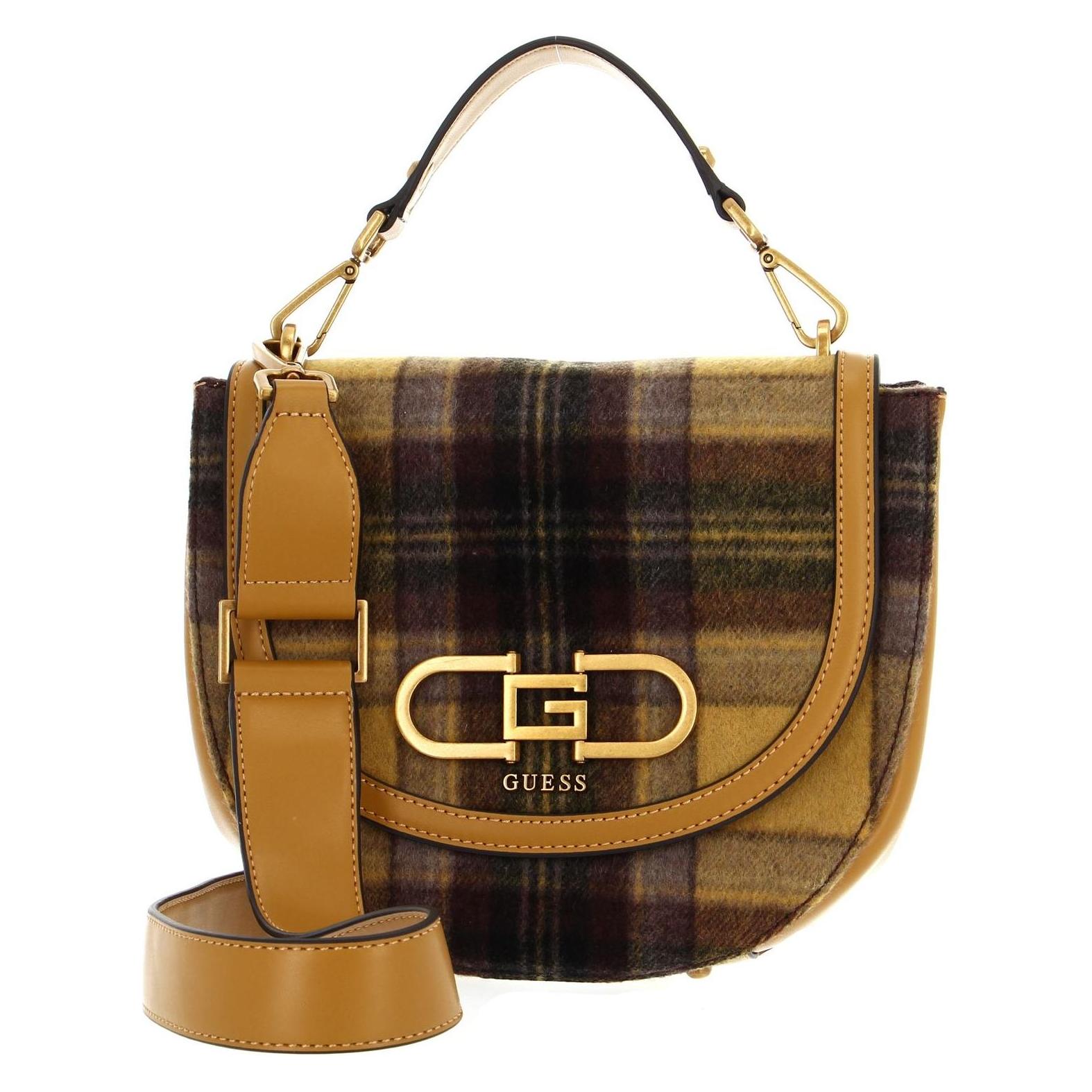 Guess, Damen, Handtasche, Fleet Flap Saddle Bag, Mehrfarbig