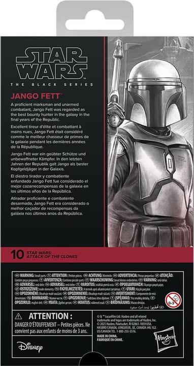 Produktbild Hasbro Star Wars Episode II Black Series Actionfigur Jango Fett 15 cm