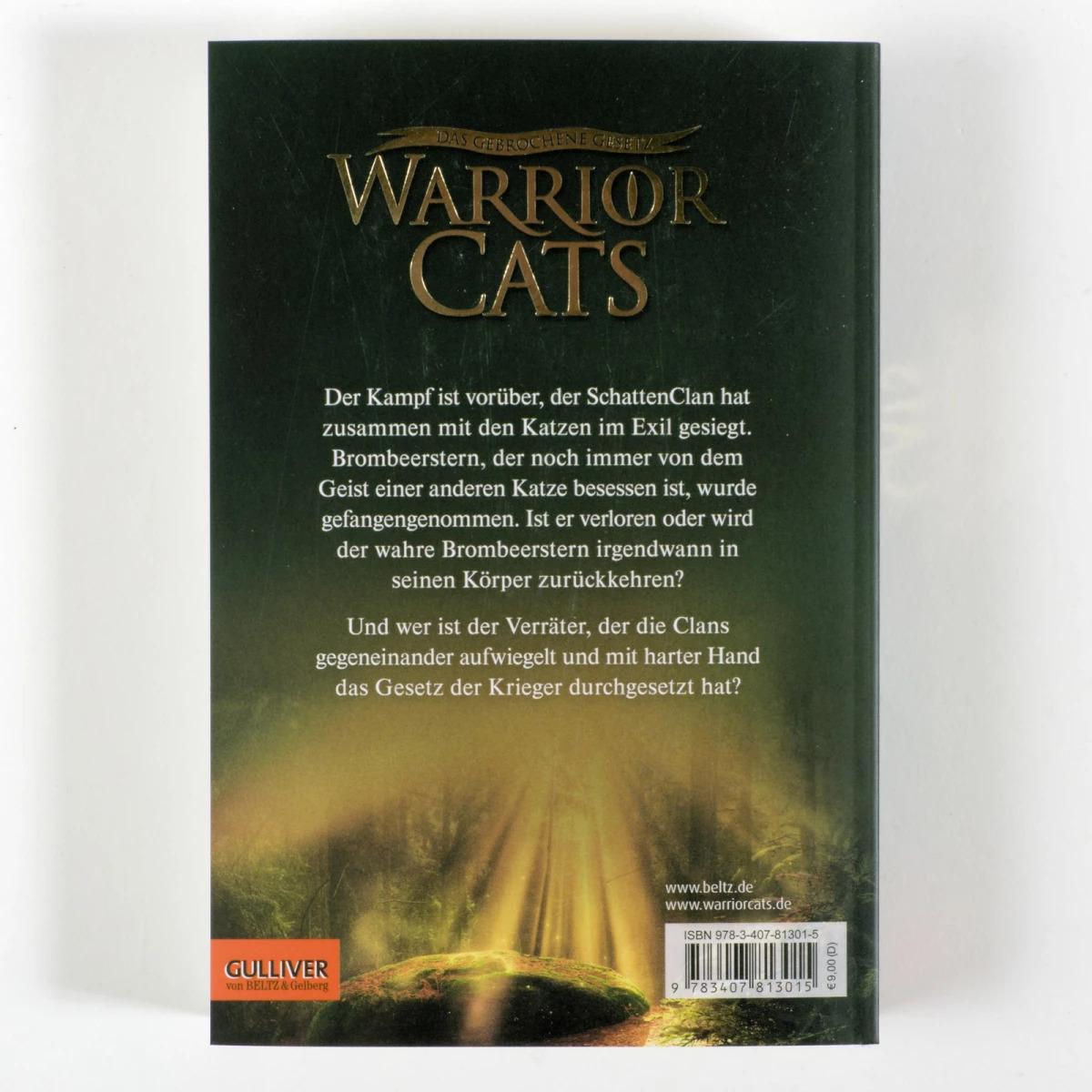 Thumbnail - Warrior Cats - Das gebrochene Gesetz - Finsternis im Inneren, Kinderbücher von Friederike Levin, Erin Hunter