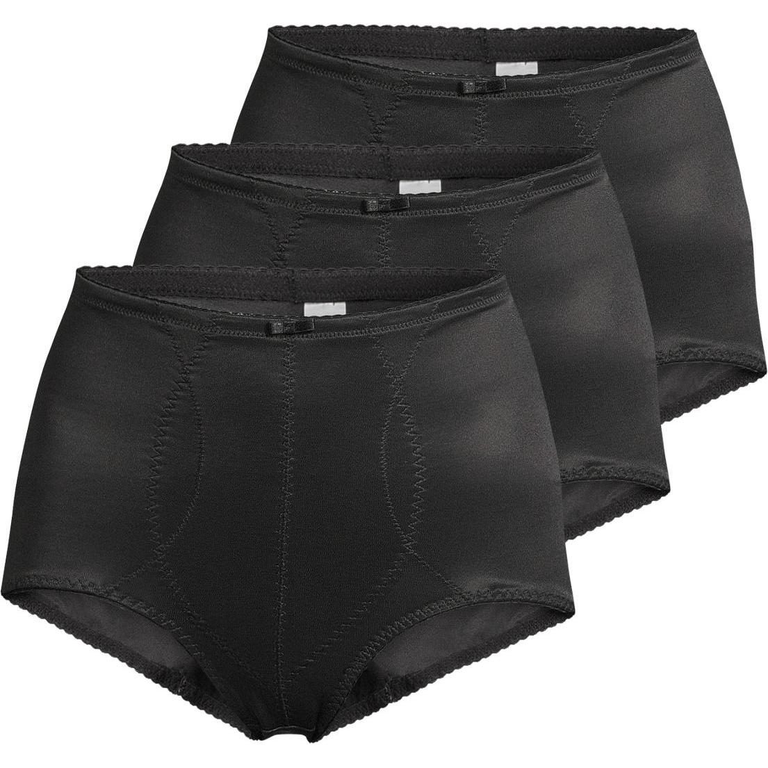 Speidel, Damen, Unterhosen, 3er Pack Basic Shaping-Maxislip, Schwarz, (48)
