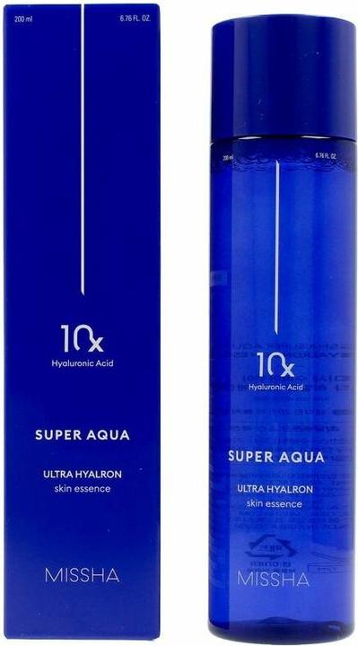 Actual product image Missha Super Aqua Ultra Hyalron Skin Essence nawilżająca esencja z kwasem hialuronowym 200ml (Facial soap, 200 ml)