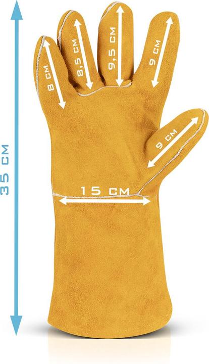 Produktbild Stahlwerk Schweisserschutzkleidung Set Schweisserschürze + Schweisshandschuhe dick