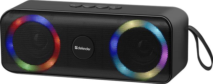 Produktbild Defender Lautsprecher Beatbox 20 Bluetooth 20w Licht/Bt/Mic/Fm/Usb/Tf (5 h, Batteriebetrieb)